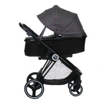 Коляска детская 2в1 BabyZz В102, серая